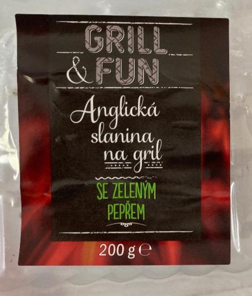 Fotografie - Anglická slanina se zeleným pepřem na gril Grill & Fun