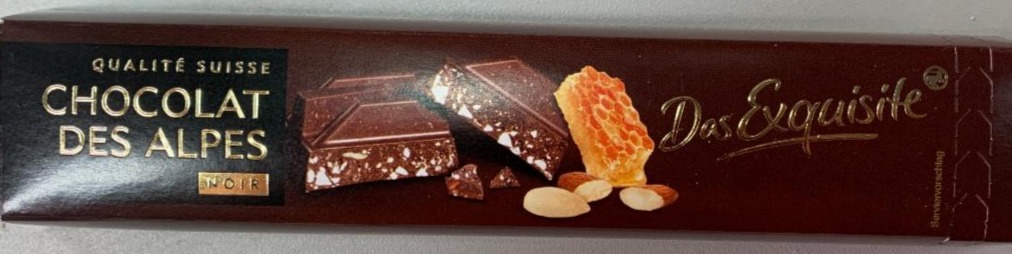 Fotografie - chocolat des alpes noir