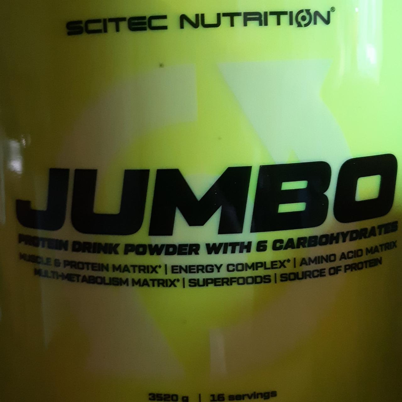 Fotografie - JUMBO protein drink powder Scitec Nutrition