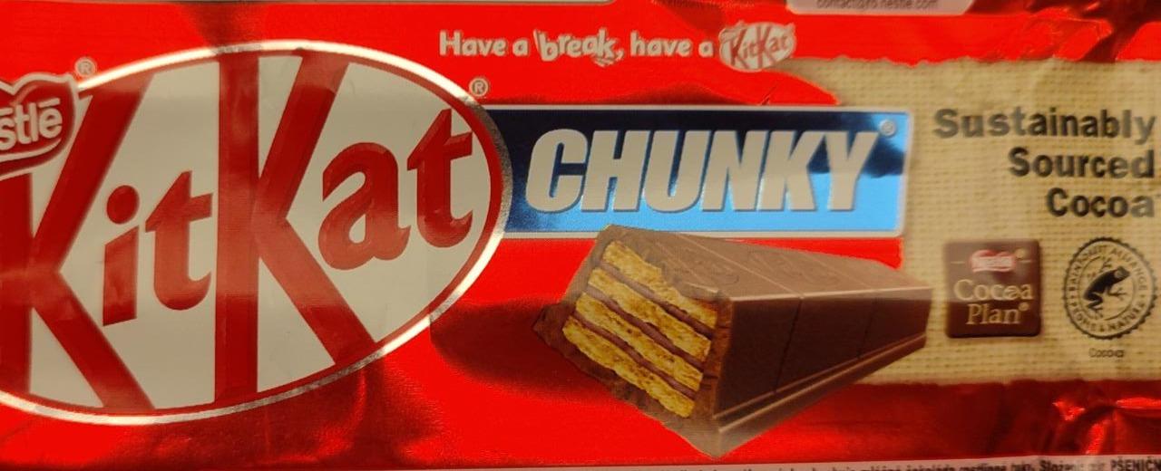 Fotografie - KitKat Chunky cocoa Nestlé