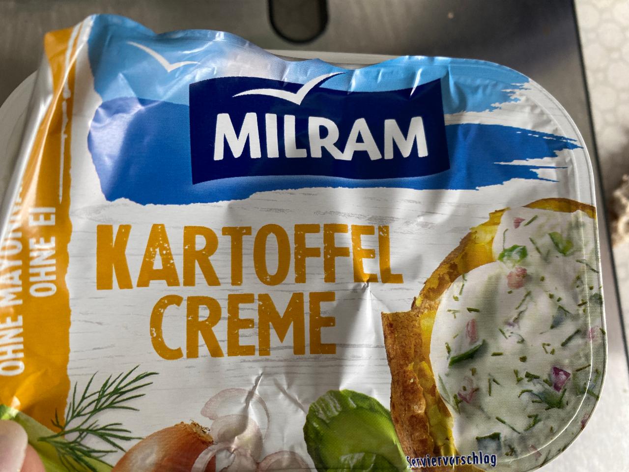 Fotografie - frische kartoffel creme Milram