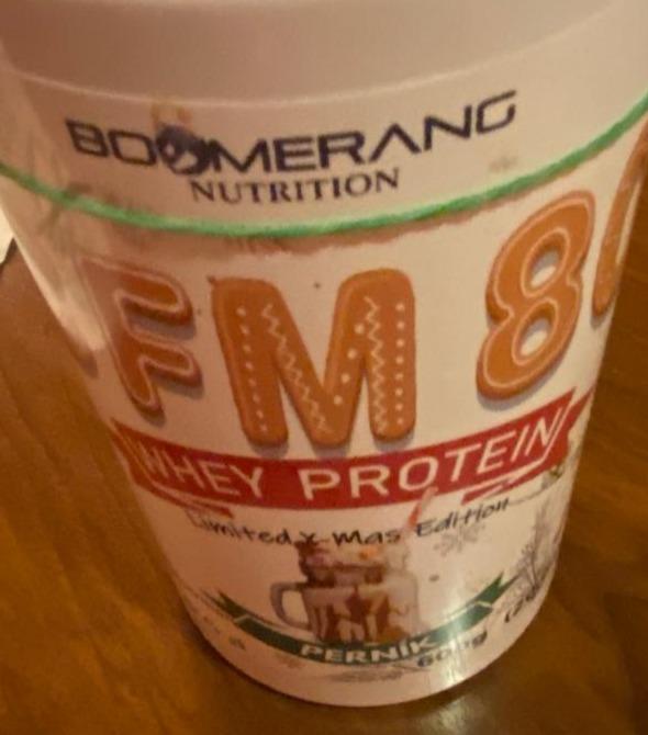Fotografie - CFM 80 Whey Protein Limited X-Mas Edition Perník Boomerang Nutrition