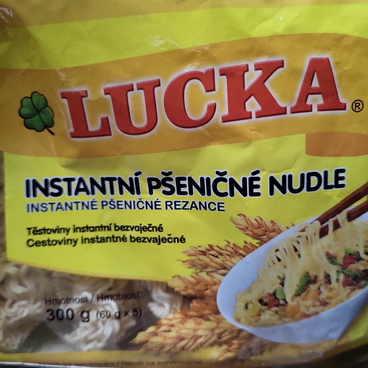 Fotografie - instantní pšeničné nudle rezance Lucka