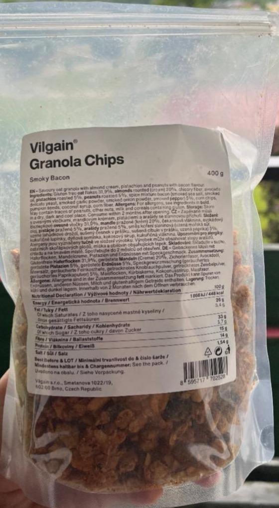 Fotografie - Granola Chips Smoky Bacon Vilgain