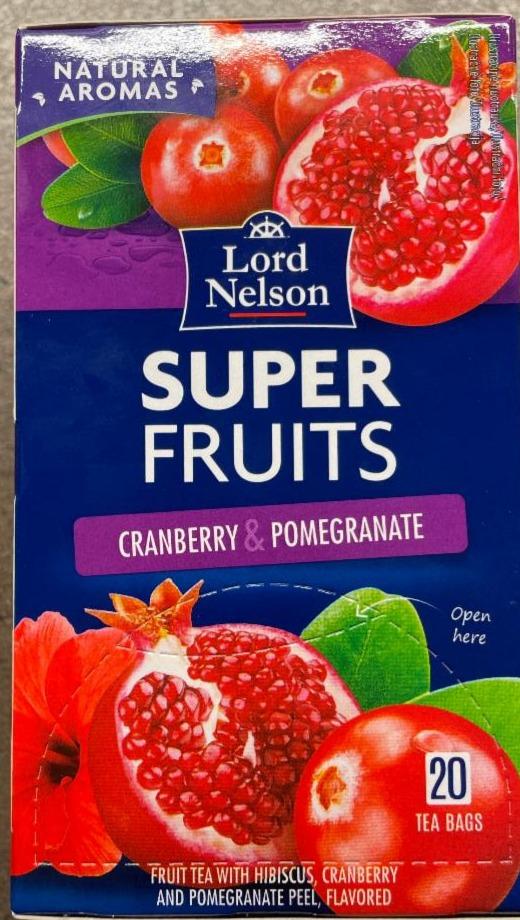 Fotografie - Super fruits Cranberry & Pomegranate Lord Nelson
