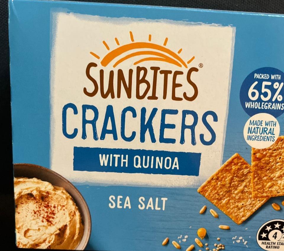 Fotografie - Crackers with Quinoa Sunbites