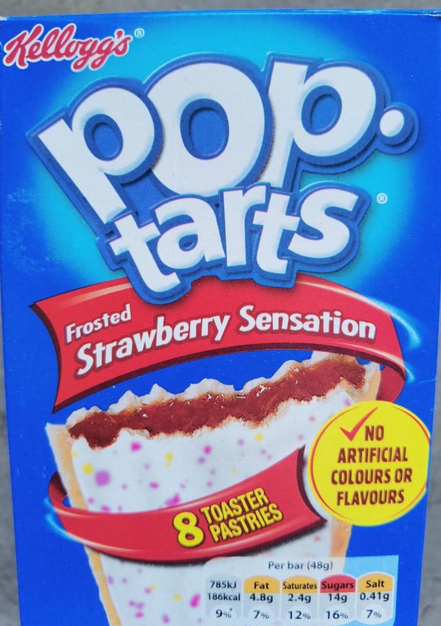 Fotografie - Pop Tarts Frosted Strawberry Sensation Kellogg's