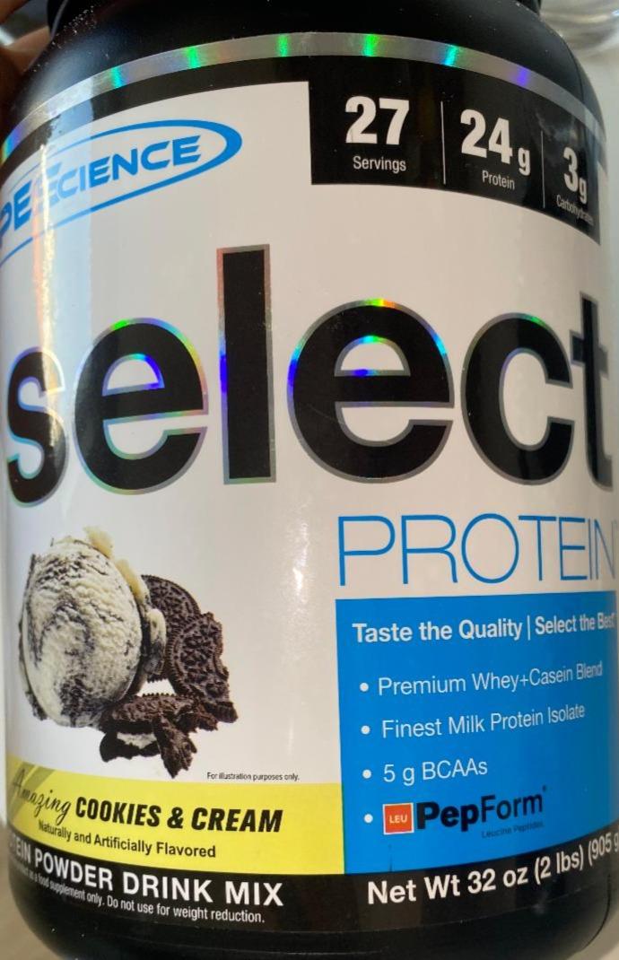 Fotografie - Select Protein Cookies N Cream Pescience