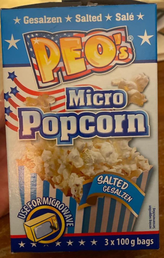 Fotografie - Micro Popcorn salted PEO's