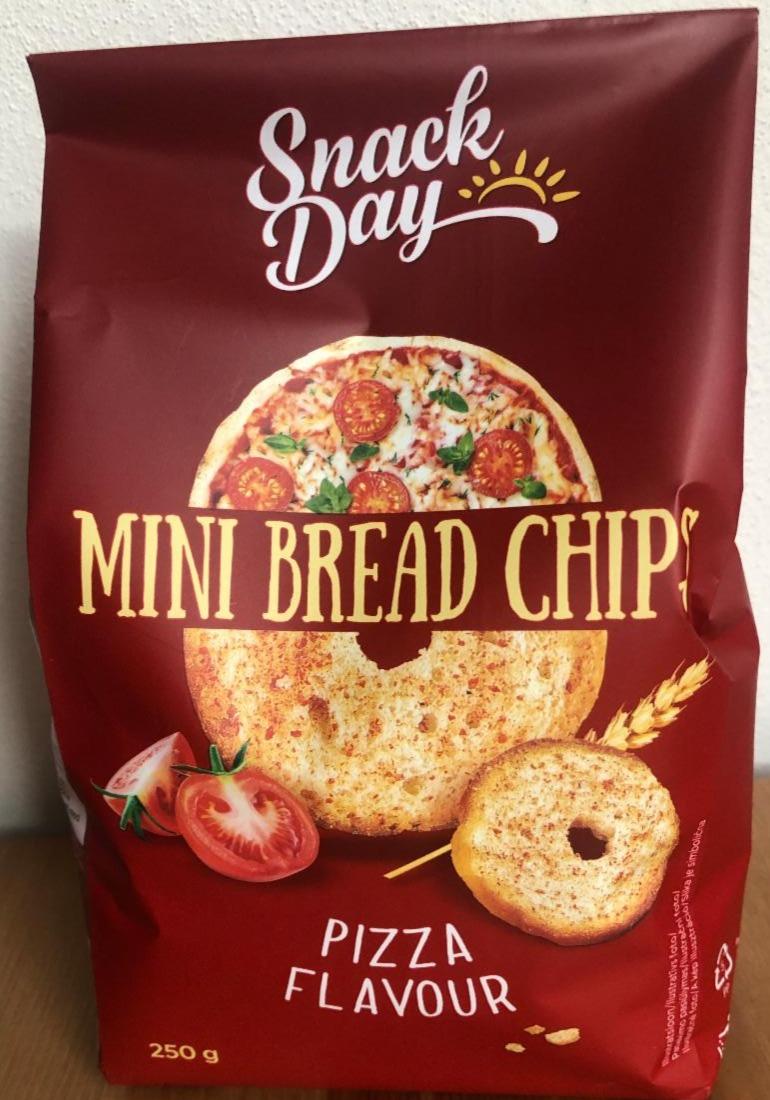 Fotografie - Mini Bread Chips Pizza flavour Snack Day