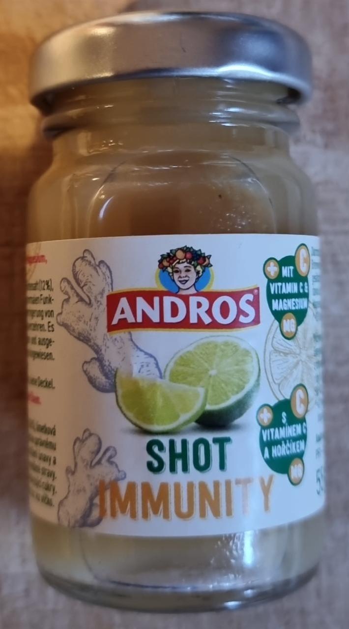 Fotografie - Shot Immunity Lime and Ginger Andros
