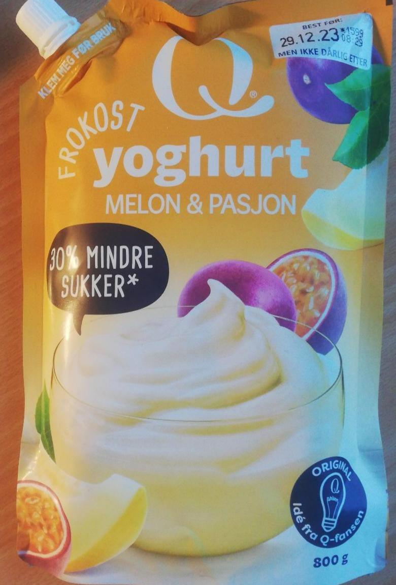 Fotografie - Frokost yoghurt Melon & pasjon Q