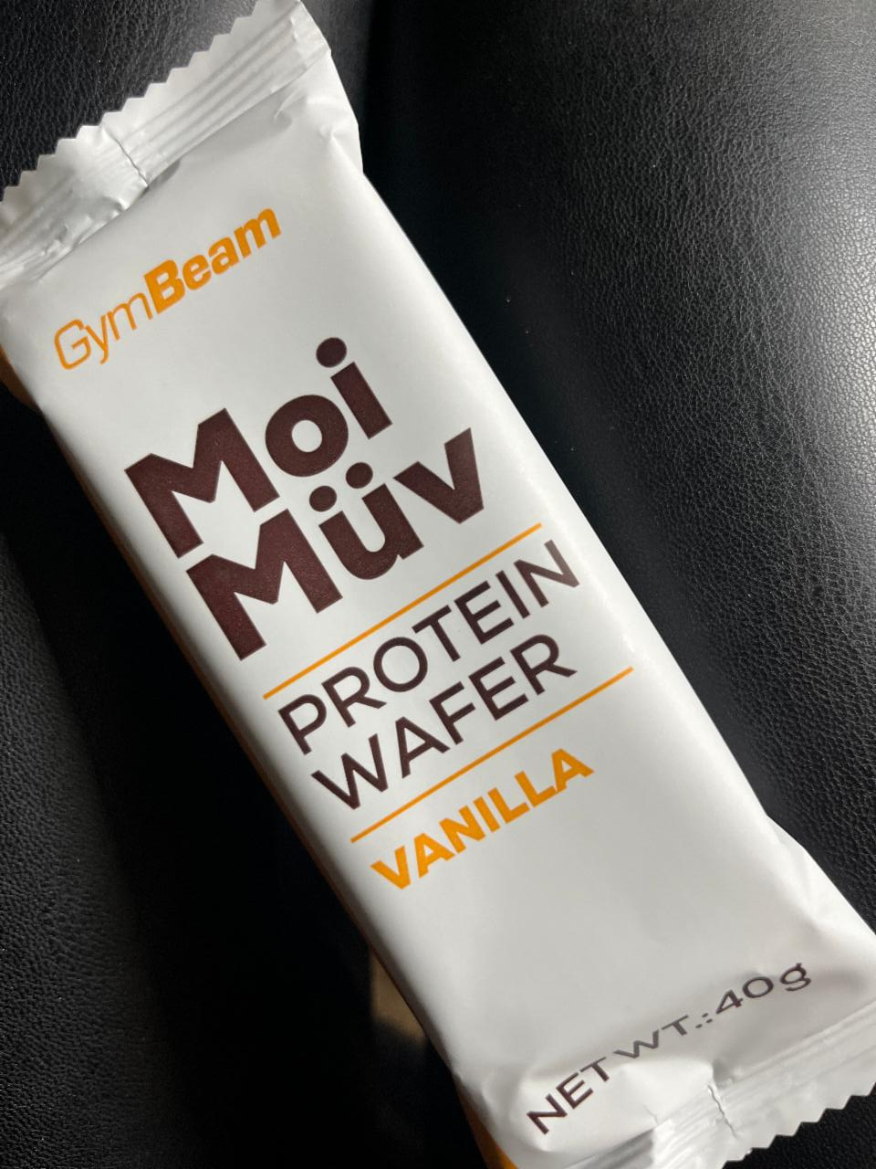 Fotografie - MoiMüv protein wafer vanilla GymBeam