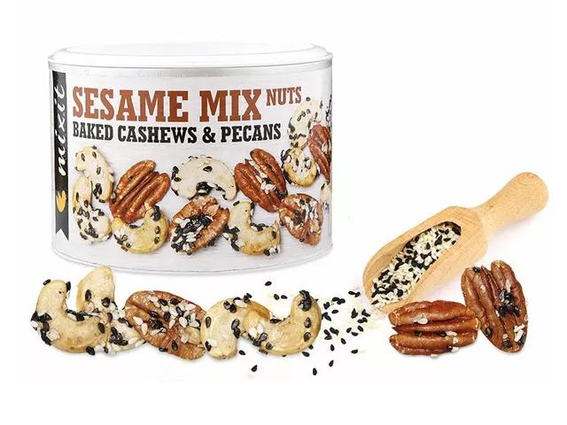 Fotografie - Sesame Mix Nuts baked cashews & pecans Mixit