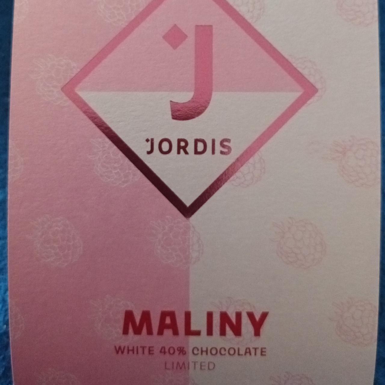 Fotografie - Bílá čokoláda s malinami Jordis