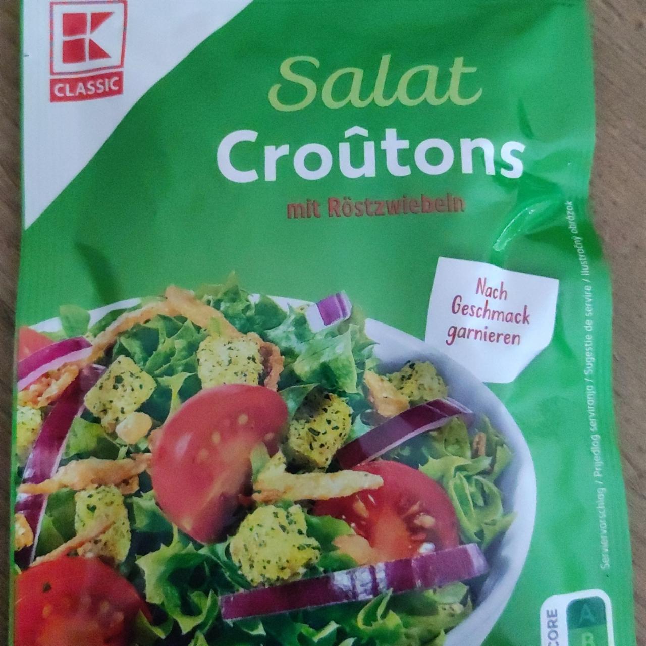 Fotografie - Salat Croûtons mit Röstzwiebel K-Classic