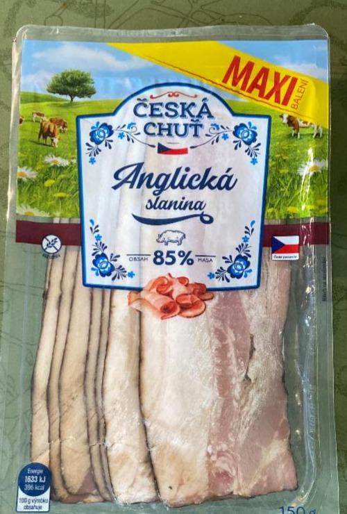 Fotografie - Anglická slanina 85% masa Česká chuť