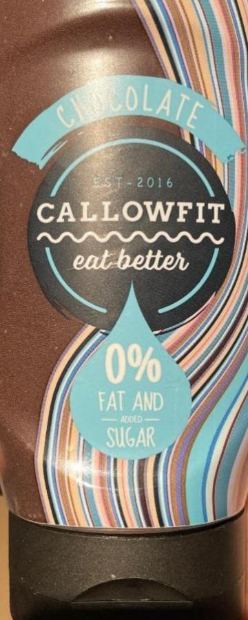 Fotografie - 0% fat and sugar Chocolate Callowfit
