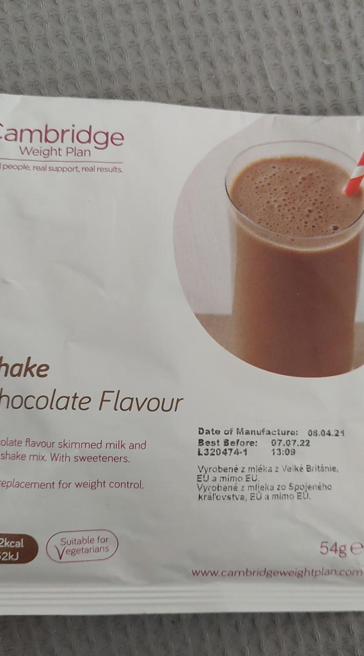 Fotografie - Shake Chocolate Flavour Cambrige
