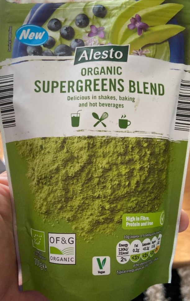 Fotografie - Organic Supergreens blend Alesto