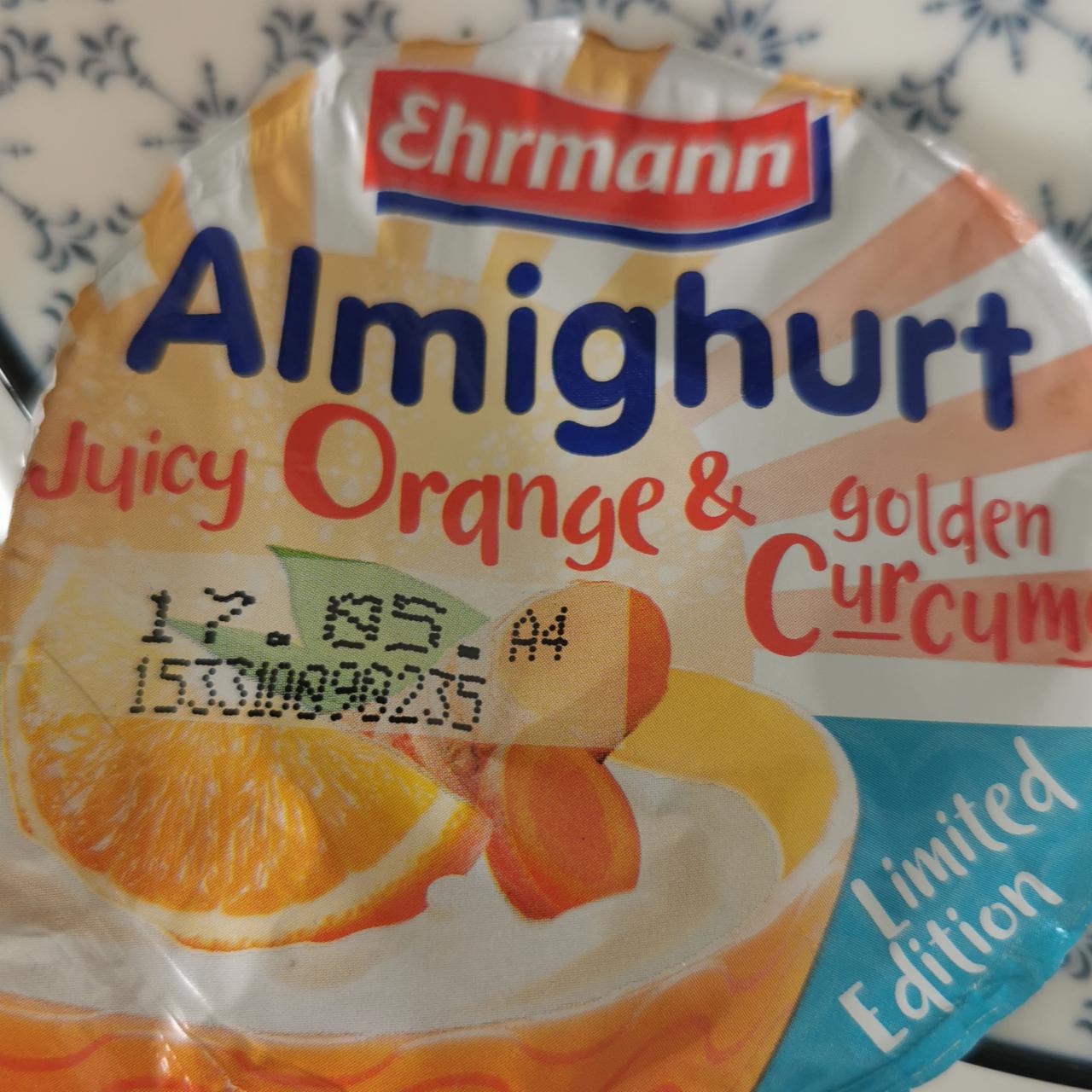 Fotografie - Almighurt Juicy Orange & Golden Curcuma Ehrmann