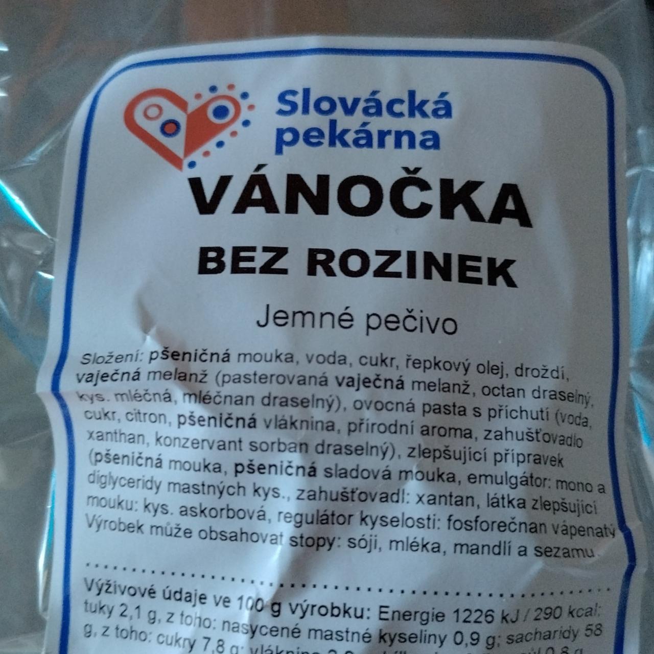 Fotografie - Vánočka bez rozinek Slovácká pekárna