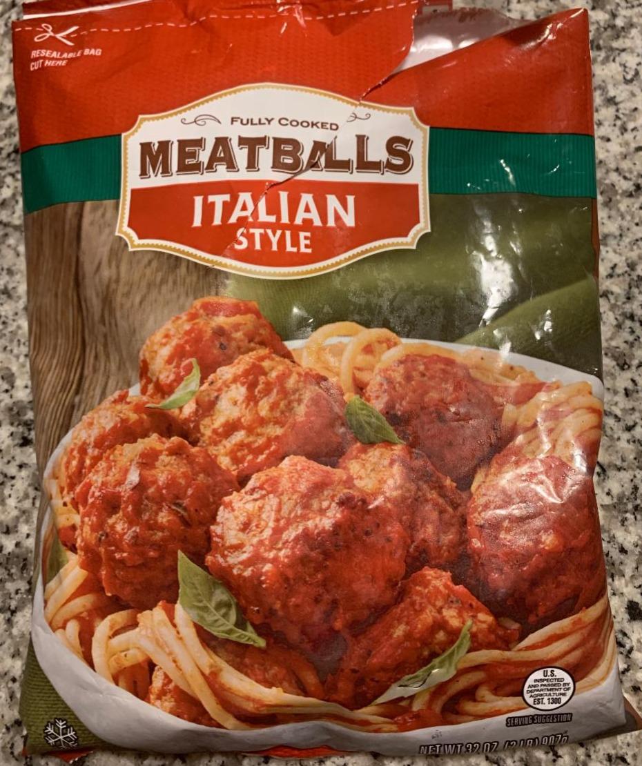 Fotografie - Fully Cooked Meatballs Italian Style H‑E‑B