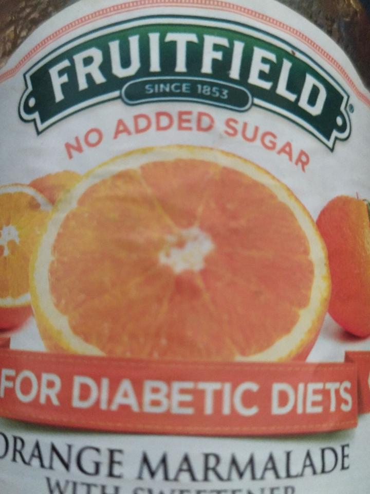 Fotografie - No Added Sugar Orange Marmalade with Sweetener Fruitfield