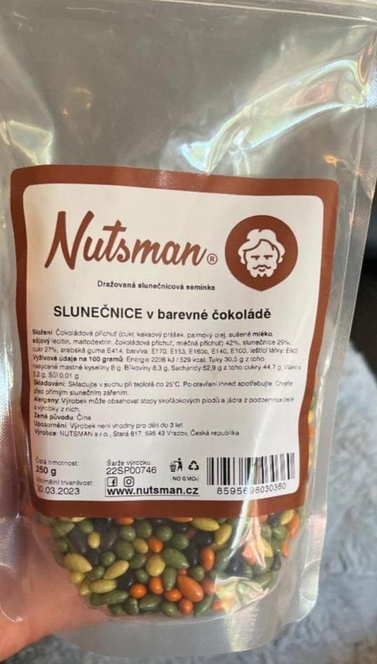 Fotografie - SLUNEČNICE v barevné čokoládě Nutsman