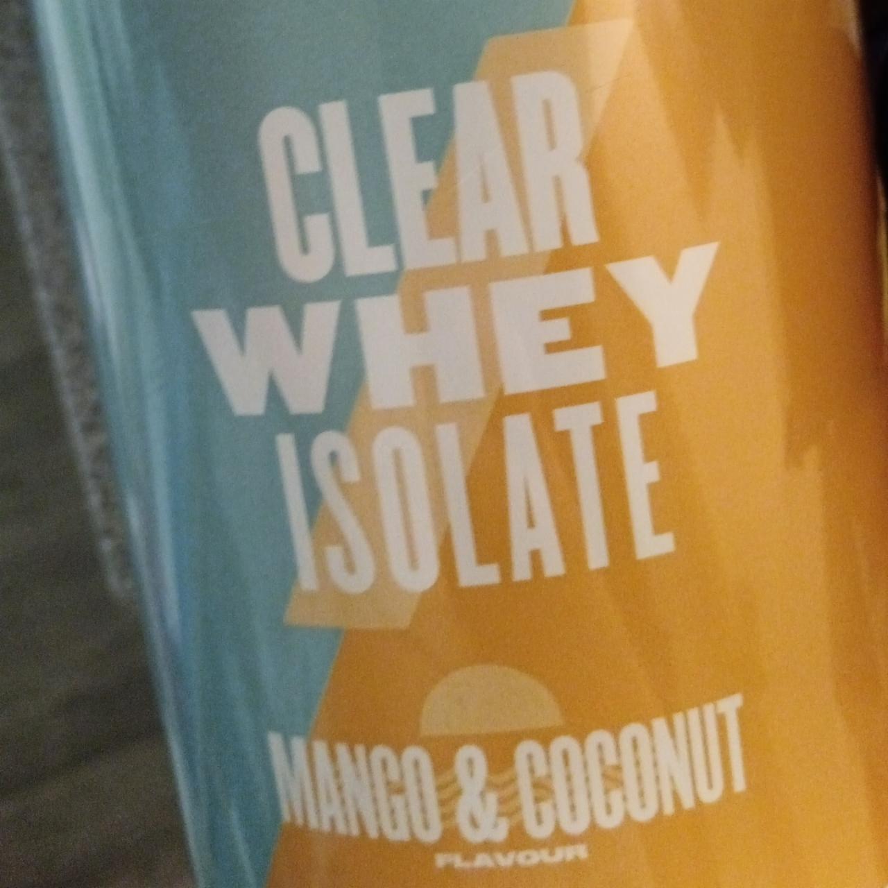Fotografie - Clear Whey Isolate Mango & Coconut Myprotein