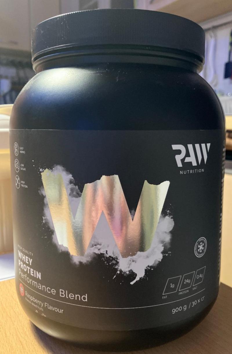 Fotografie - Whey Protein Performance Blend RAW Nutrition