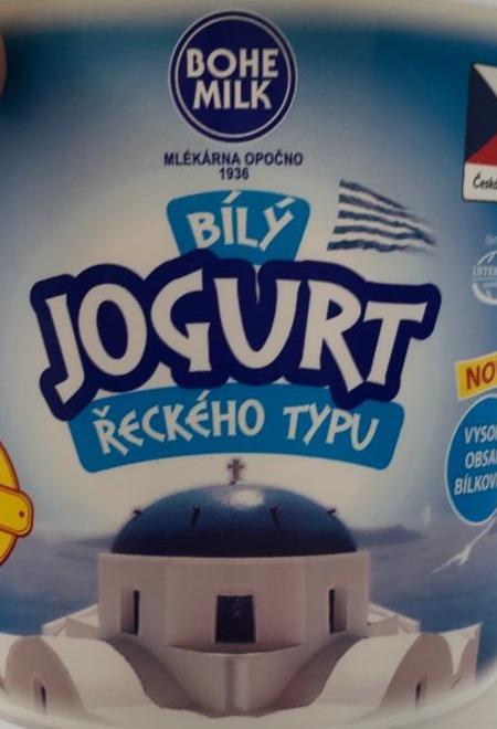 Fotografie - Bílý jogurt řeckého typu Bohemilk