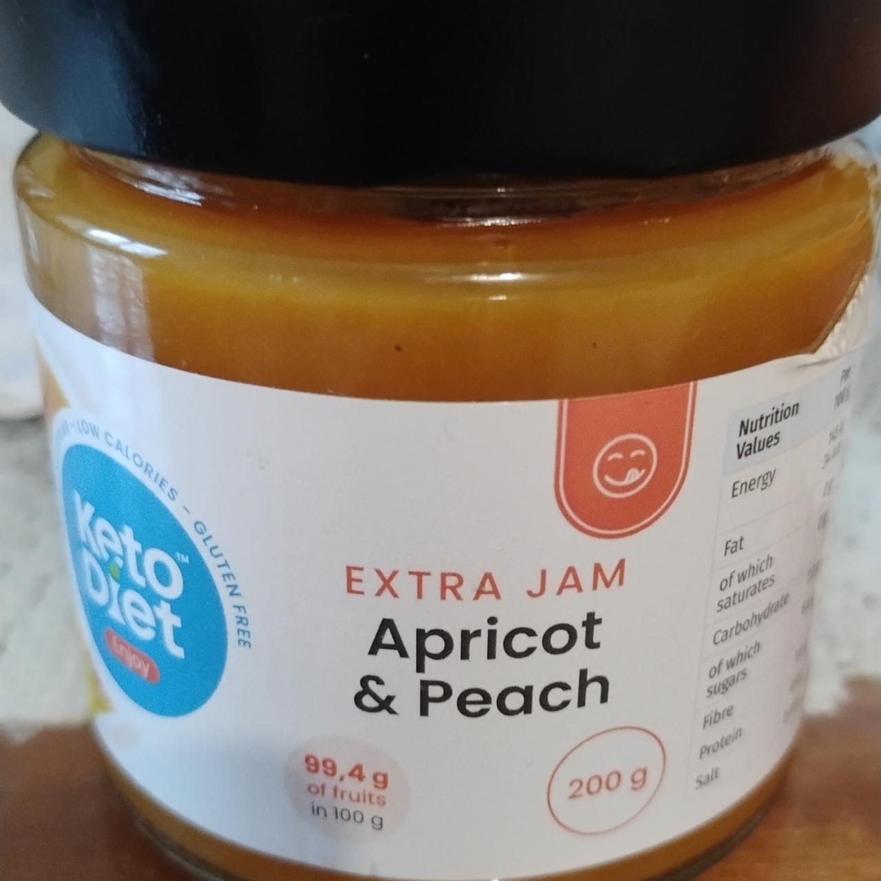 Fotografie - Extra Jam Apricot & Peach KetoDiet