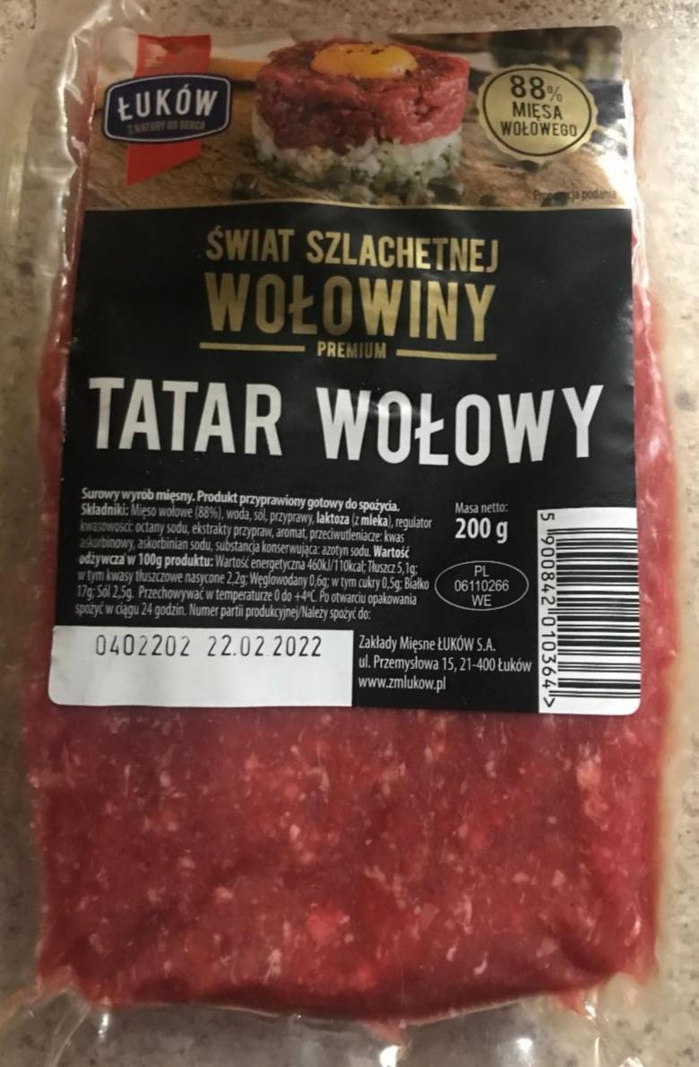 Fotografie - Tatar wołowy 88% miesa (hovězí tatarák) Łuków