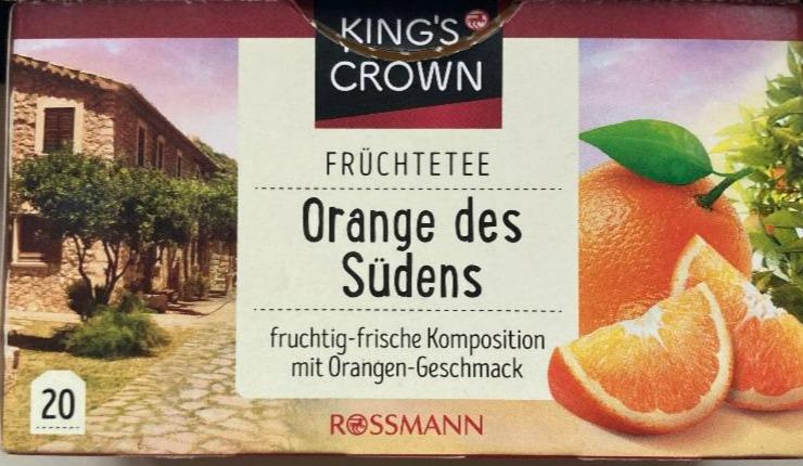 Fotografie - Früchtetee Orange des Südens King's Crown