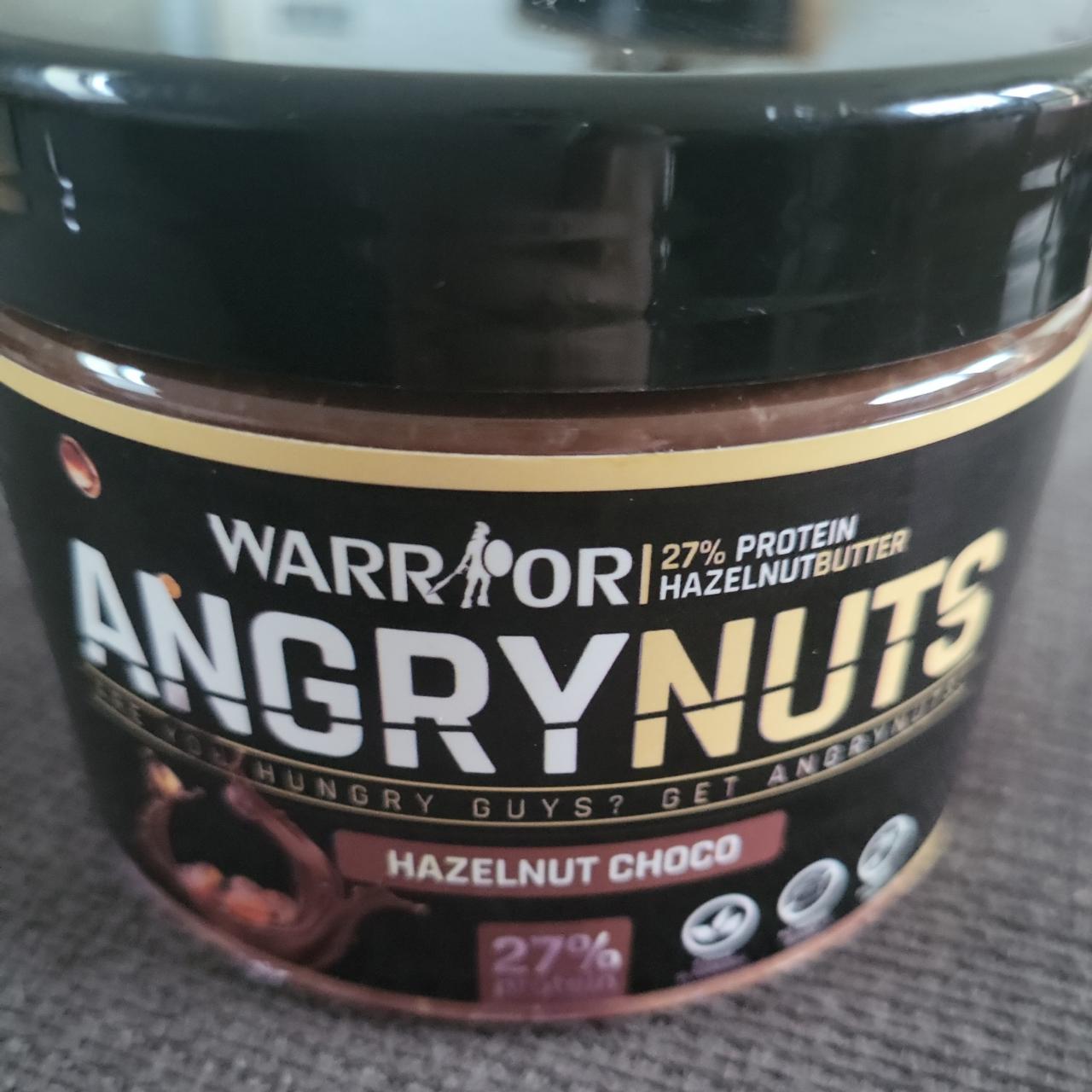 Fotografie - Angry Nuts Hazelnut Choco 27% protein Warrior
