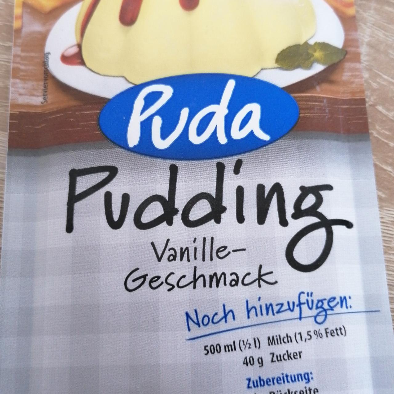 Fotografie - Pudding Vanille-Geschmack Puda