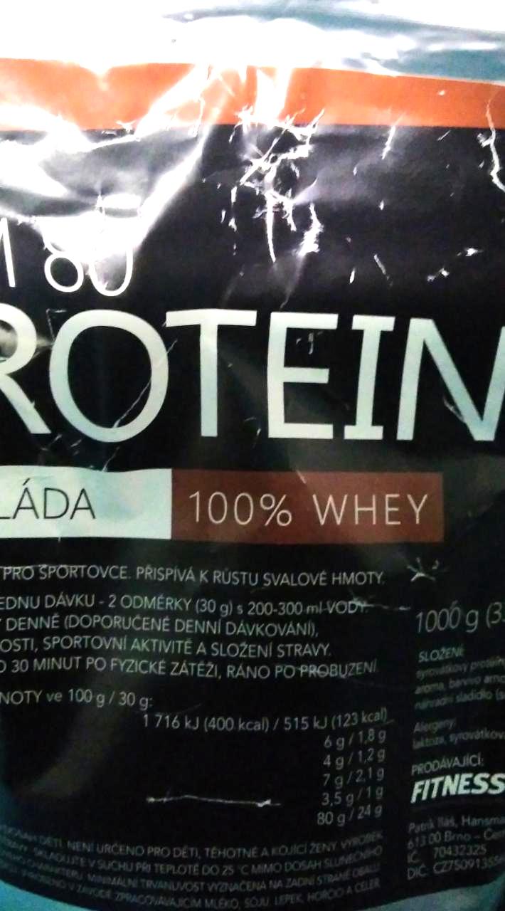 Fotografie - cfm 80 protein 100% Whey čokoláda