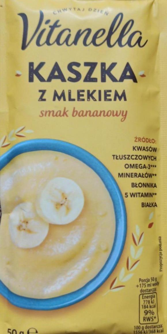 Fotografie - Kaszka z mlekiem smak bananowy Vitanella