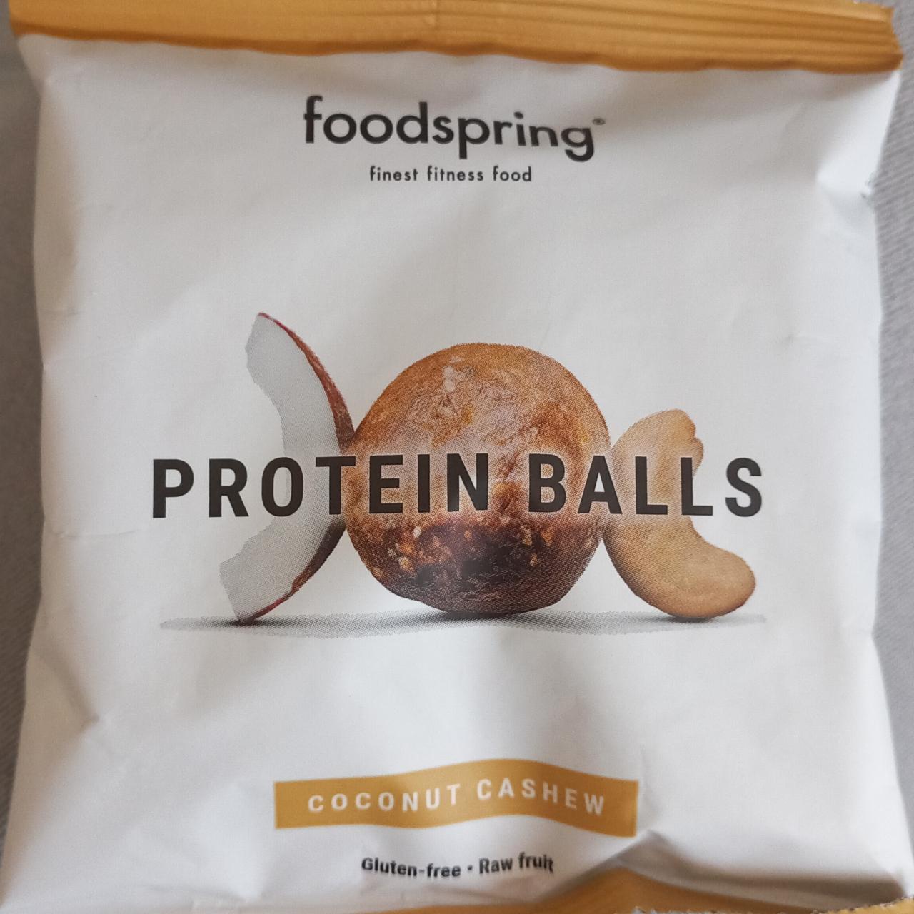 Fotografie - protein balls coconut cashew Foodspring