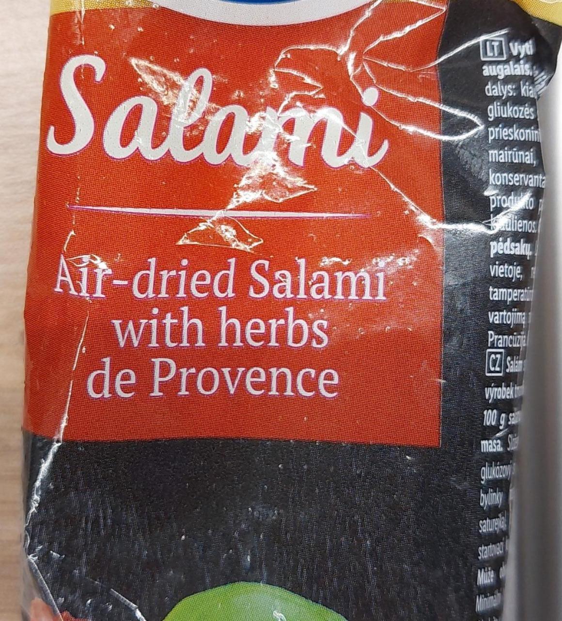 Fotografie - Salami air-dried with herbs de Provence