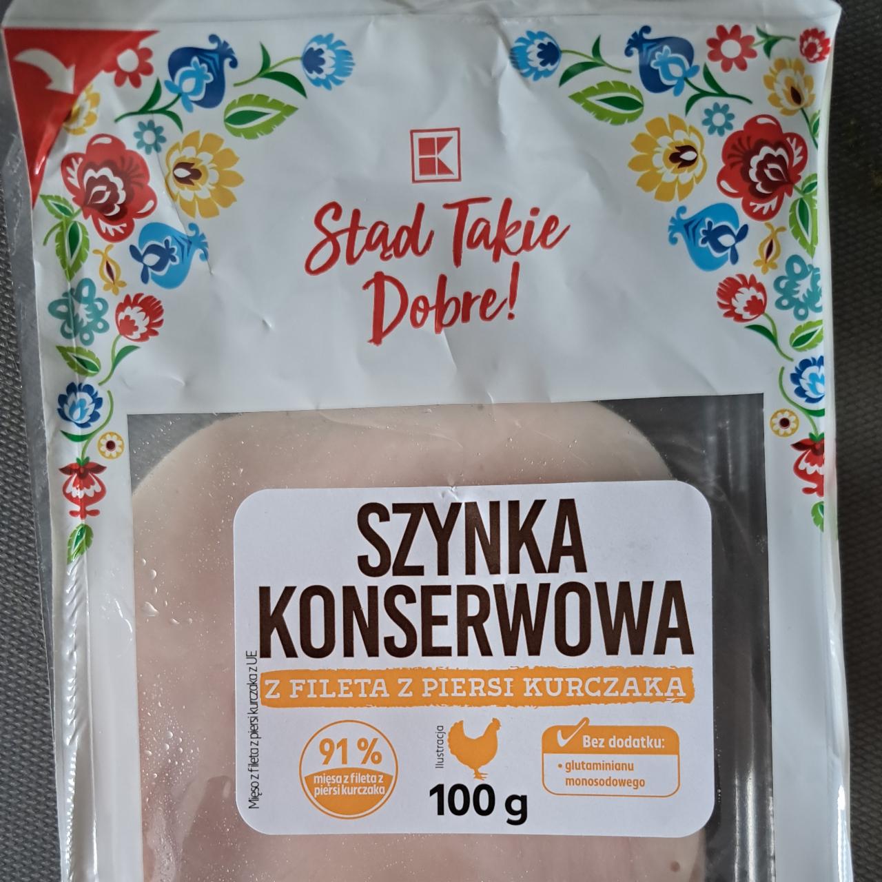 Fotografie - Szynka konserwowa z fileta z piersi kurczaka K-Stąd Takie Dobre!