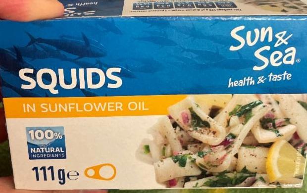 Fotografie - Squids in sunflower oil Sun & Sea