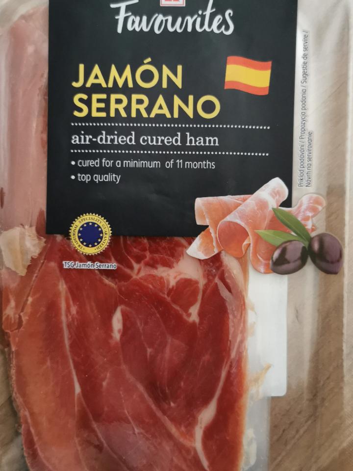Fotografie - Jamón serrano air-dried cured ham (sušená šunka) K-Favourites