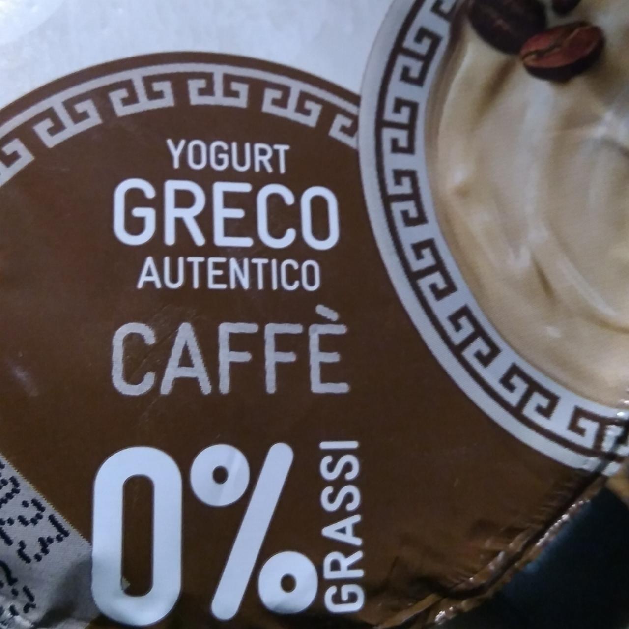 Fotografie - Yogurt greco 0% grassi Caffé Conad