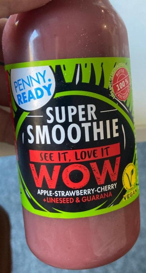 Fotografie - super Smoothie wow apple strawberry cherry Penny Ready
