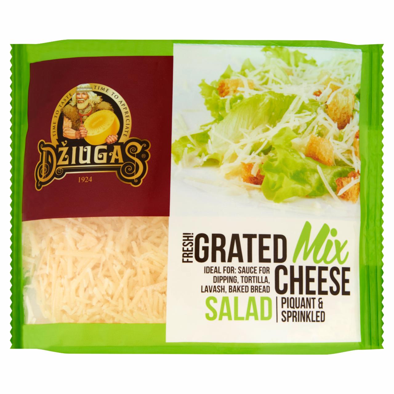 Fotografie - Grated Mix Cheese for Salads Dziugas