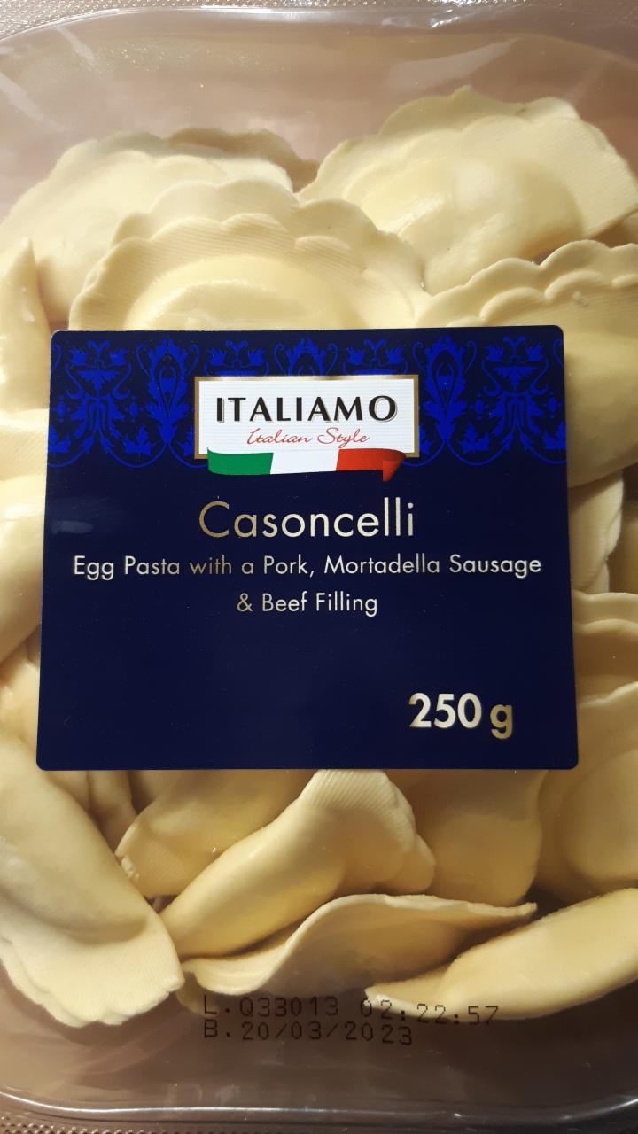 Fotografie - Casoncelli nesušené vaječné těstoviny s masovou náplní Italiamo