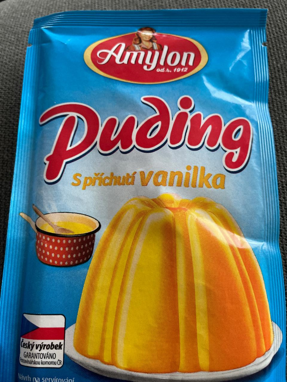 Fotografie - Puding s přichutí vanilka hotový výrobek Amylon