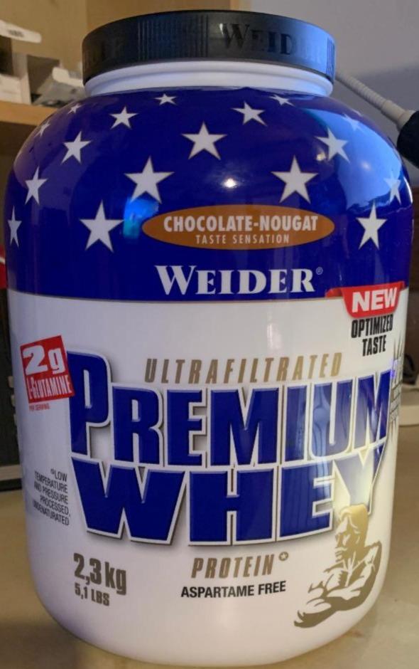 Fotografie - Premium Whey Protein Chocolate-Nougat Weider